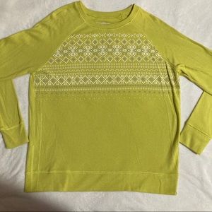 Eddie Bauer Fair Isle Legend Wash Sweatshirt